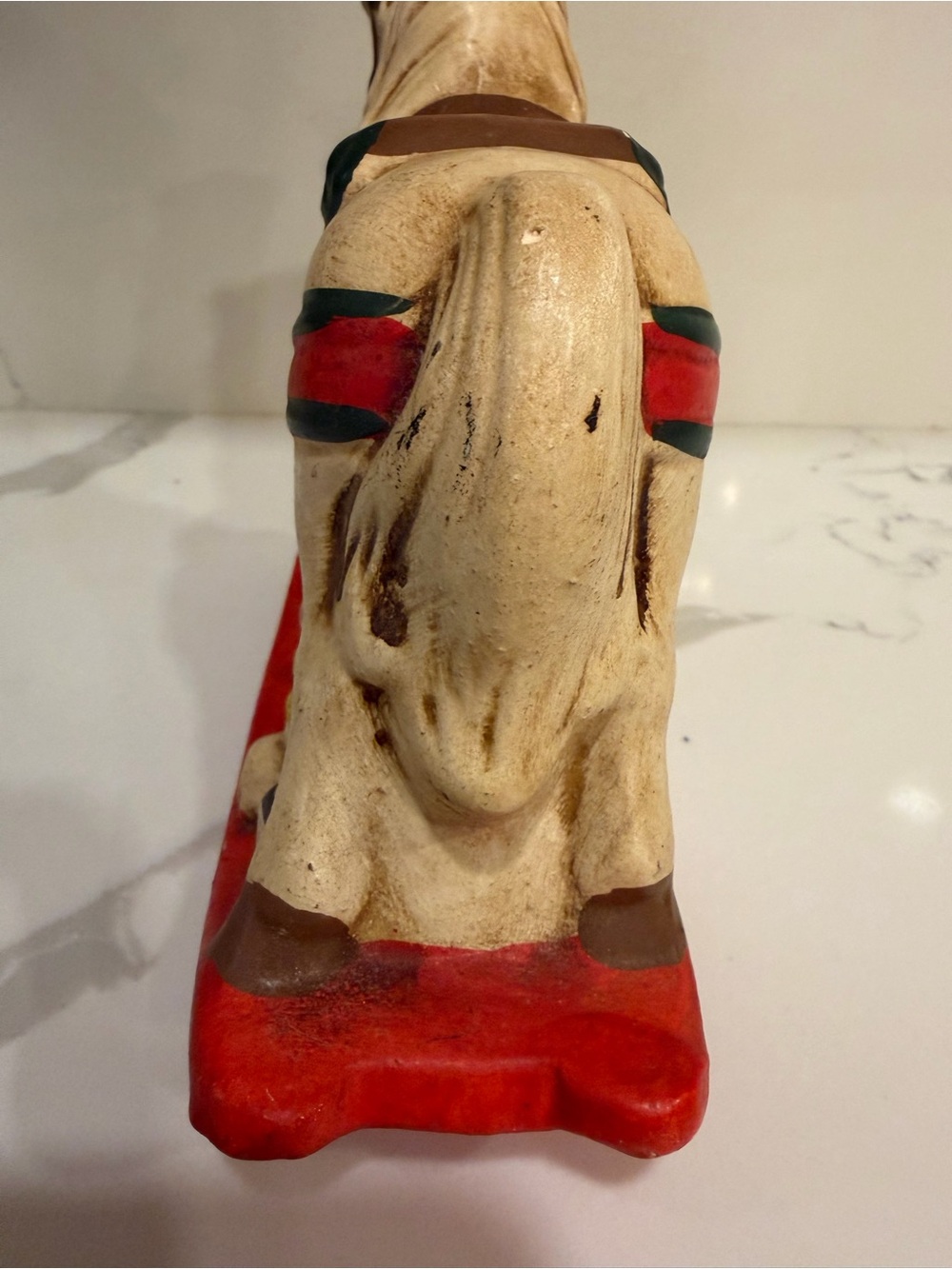 Vintage Ceramic Rocking Horse Coin Bank Teddy Bear Toys Nursery Decor - Picture 5 of 11